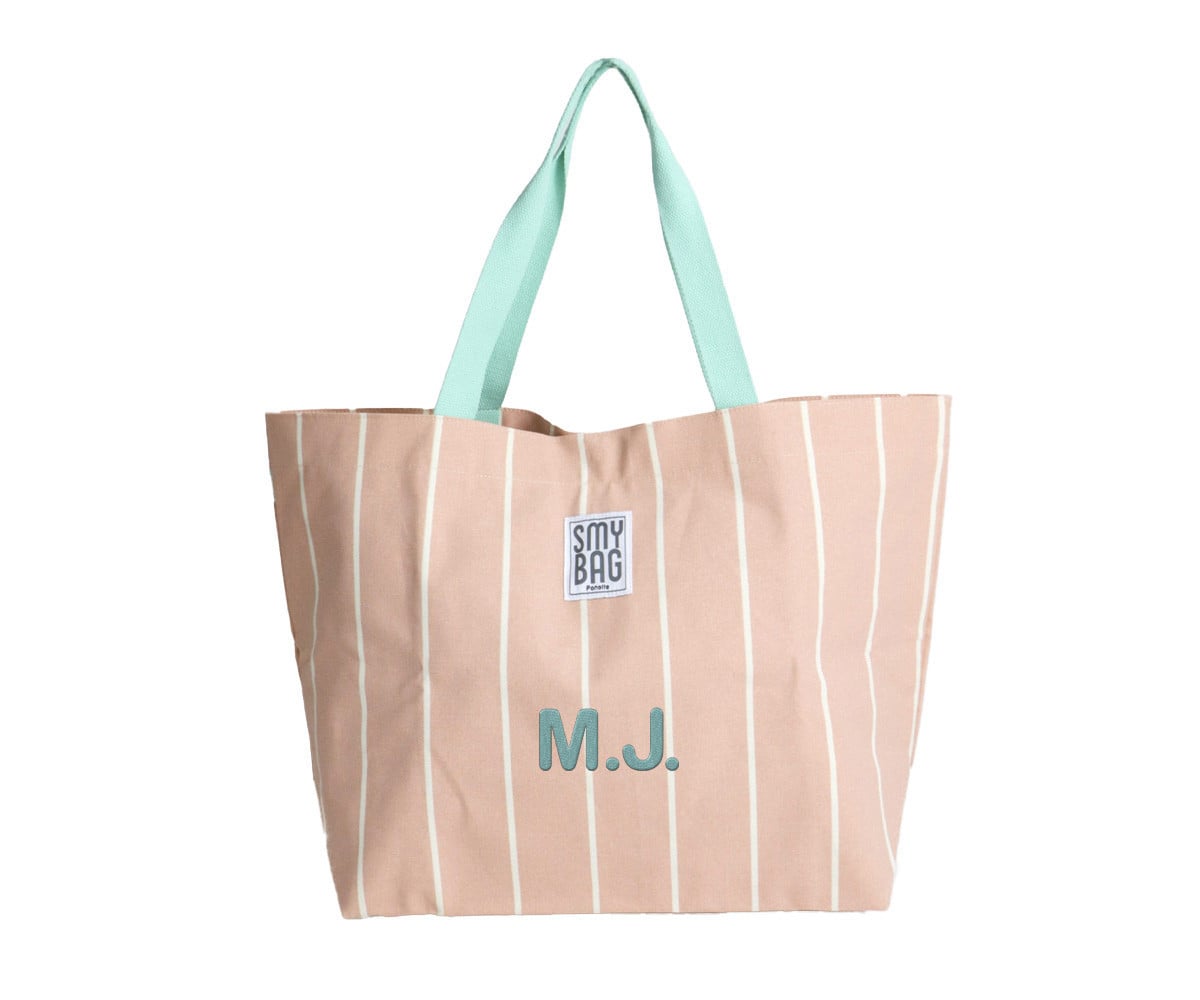 Bolsa Mallorca Familiar Coral Personalizable