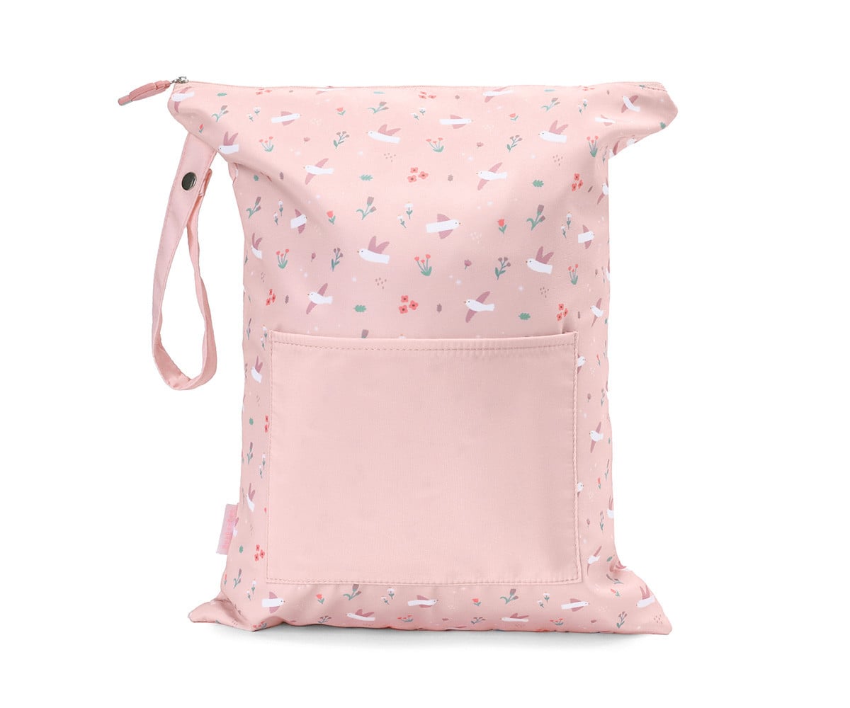 Borsa Impermeabile Grande Tutete Blossom Birds Personalizzabile
