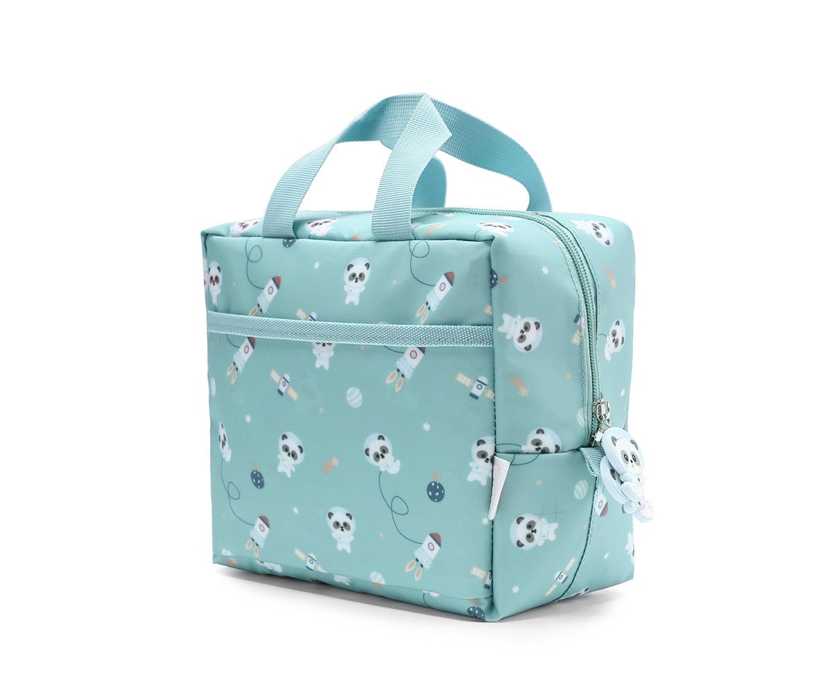 Borsa Termica Merenda Tutete Pandas in Space Personalizzabile