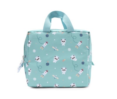 Borsa Termica Merenda Tutete Pandas in Space Personalizzabile