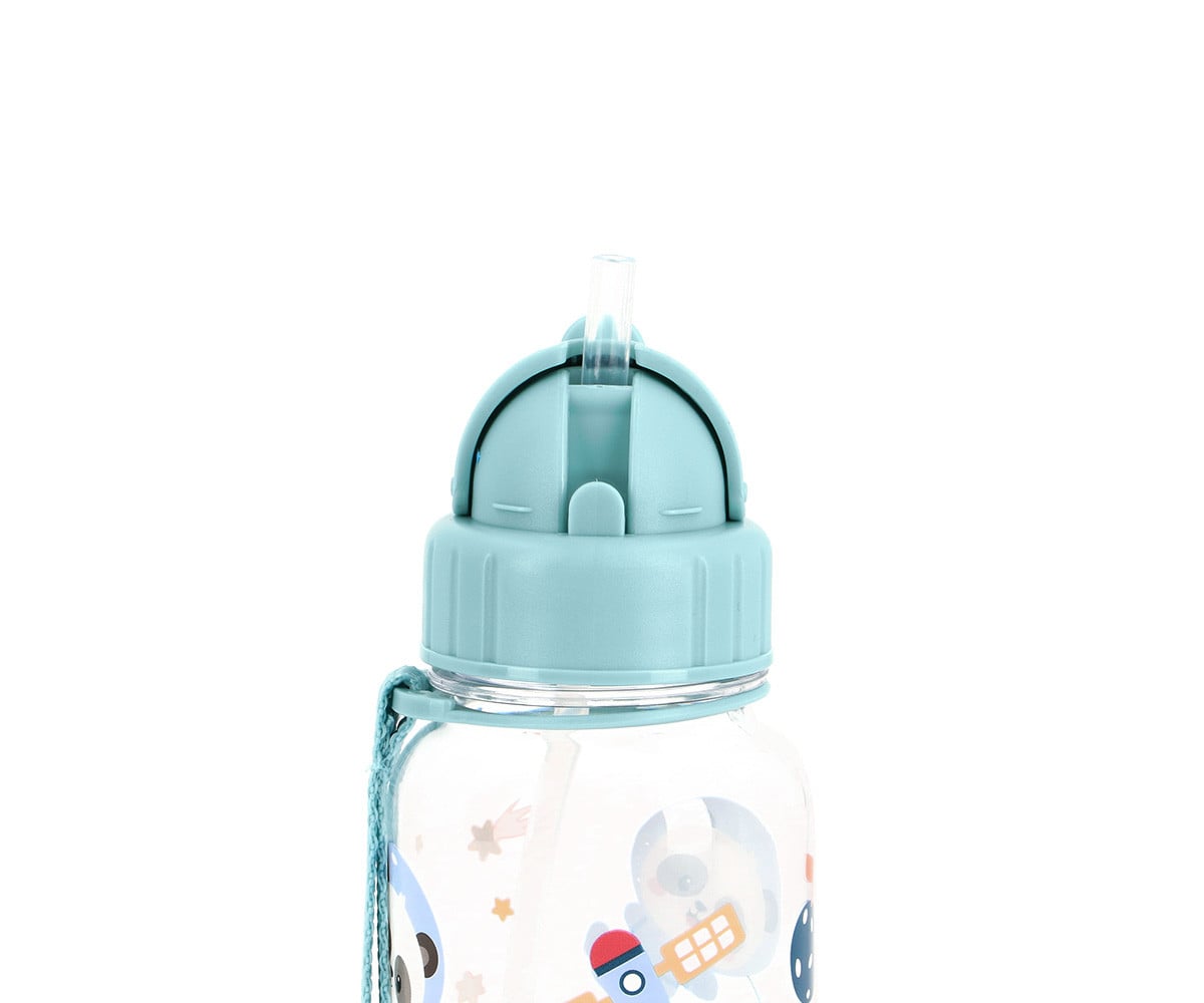 Botella Plástico Personalizable Pandas in Space 500ml