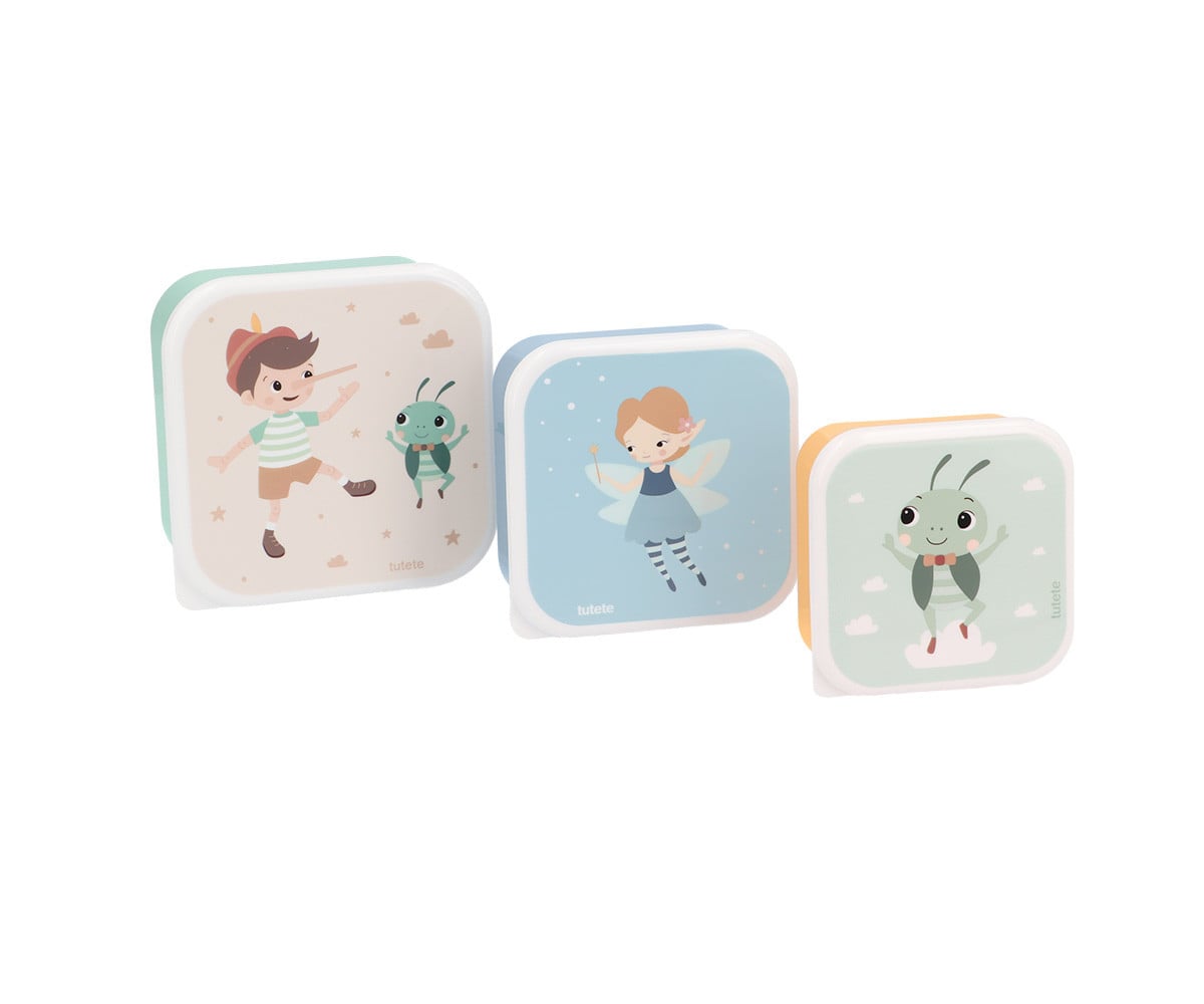3 Snack Boxes The Wooden Boy