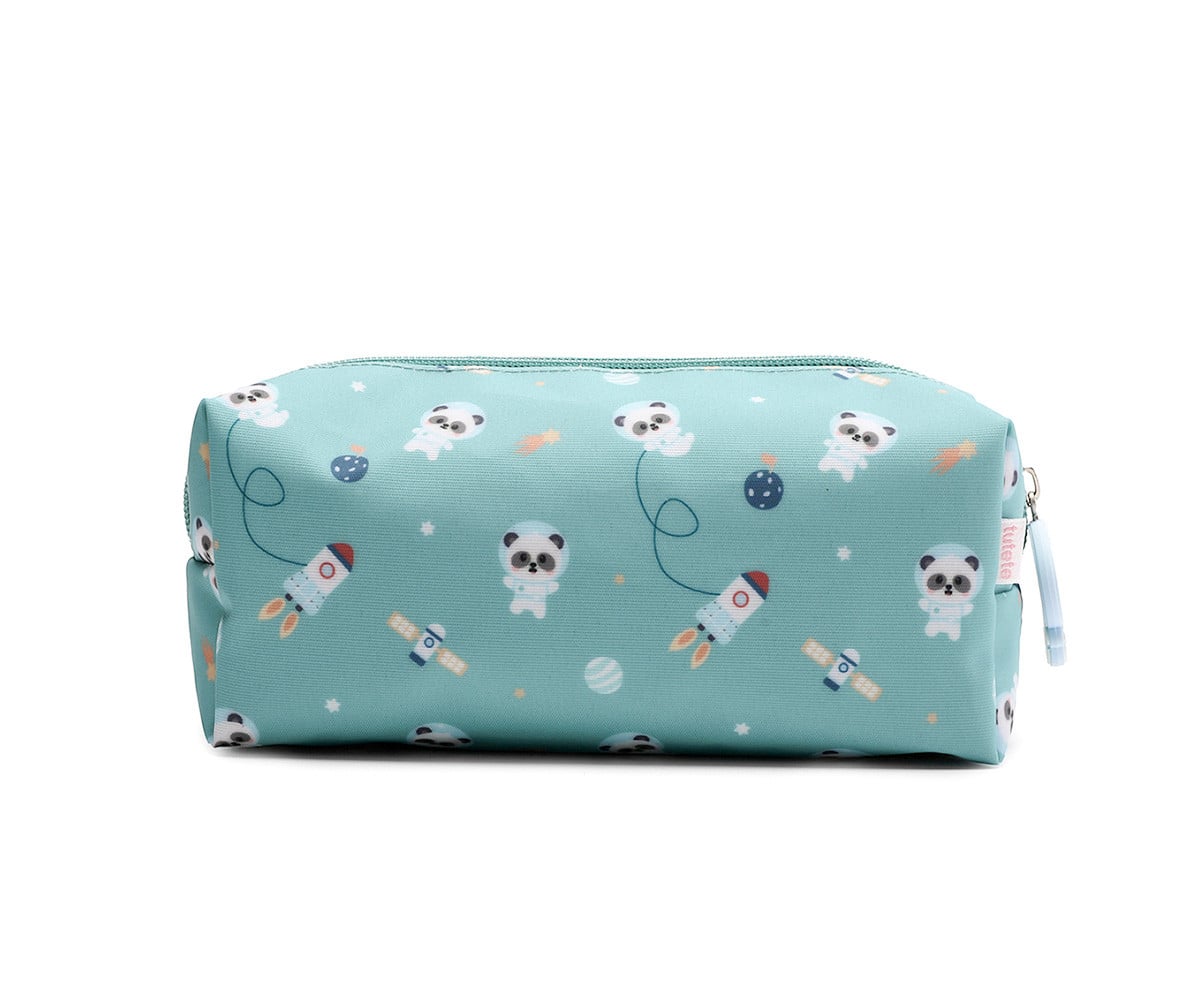Estuche Pandas in Space Personalizable