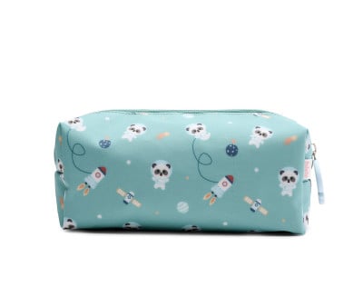 Estuche Pandas in Space Personalizable