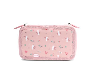 Estuche Plumier Doble Blossom Birds
