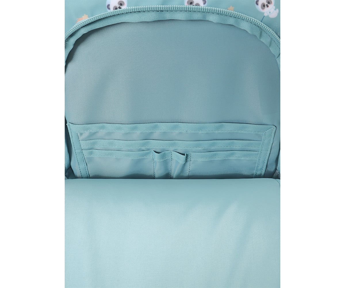 Mochila média Personalizável Pandas In Space