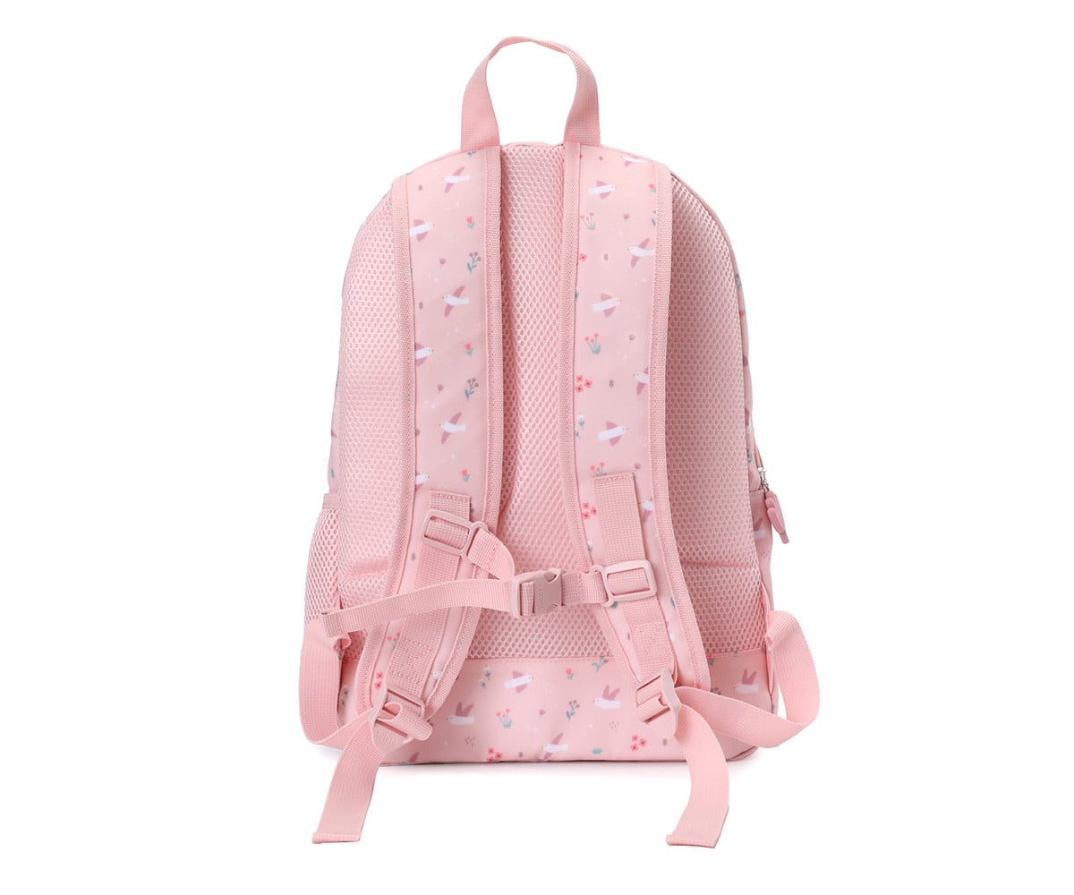 Mochila média Personalizável Blossom Birds