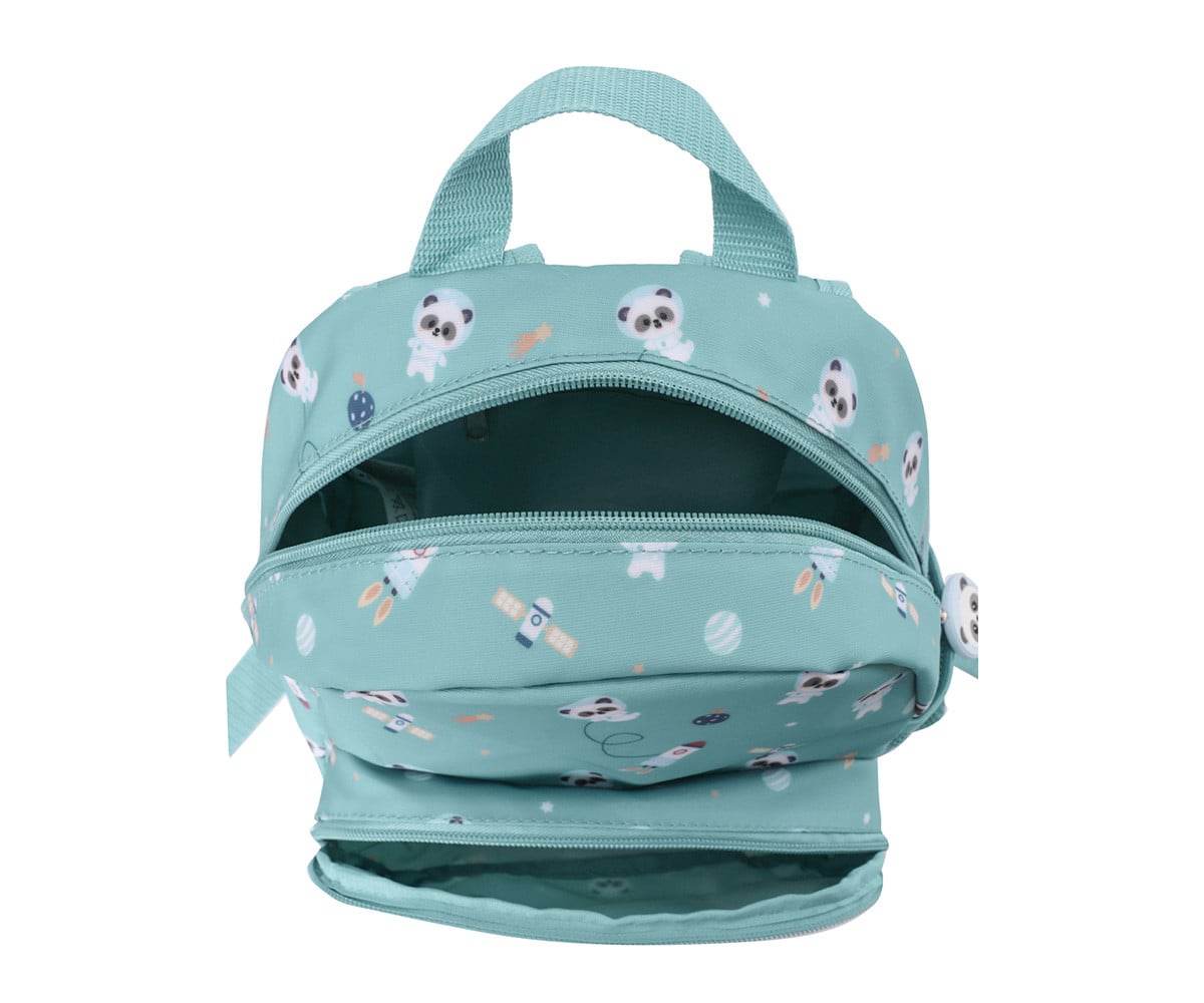 Mochila Infantil Pandas in Space Personalizable