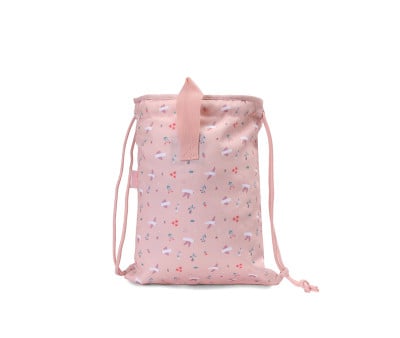 Sacca-Zaino Tela Tutete Blossom Birds Personalizzabile