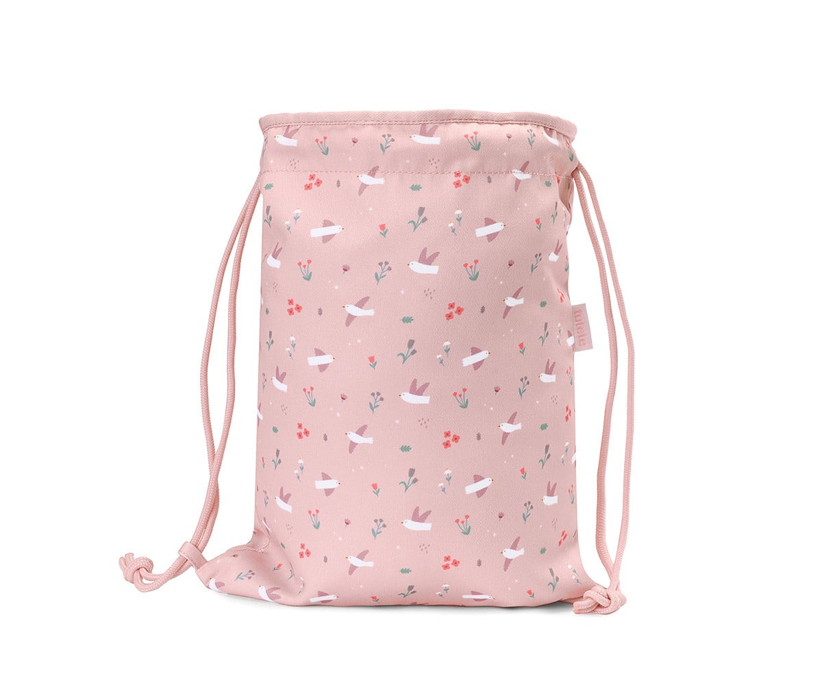 Sacca-Zaino Tela Tutete Blossom Birds Personalizzabile