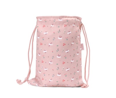Sacca-Zaino Tela Tutete Blossom Birds Personalizzabile