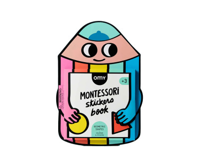 Libro Attività OMY Montessori Geometric Shape + Stickers