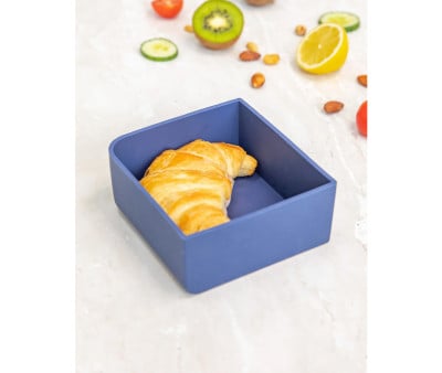 Bandeja de silicone para caixas Feast Square Navy