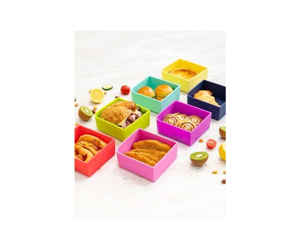 Bandeja de silicone para caixas Feast Square Navy