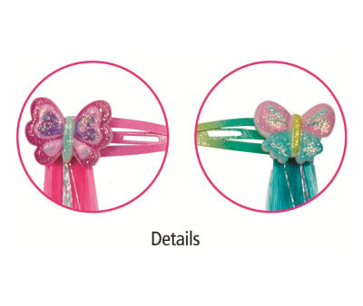 Clips para el Pelo con Tiras Brilliantes Princess Lillifee