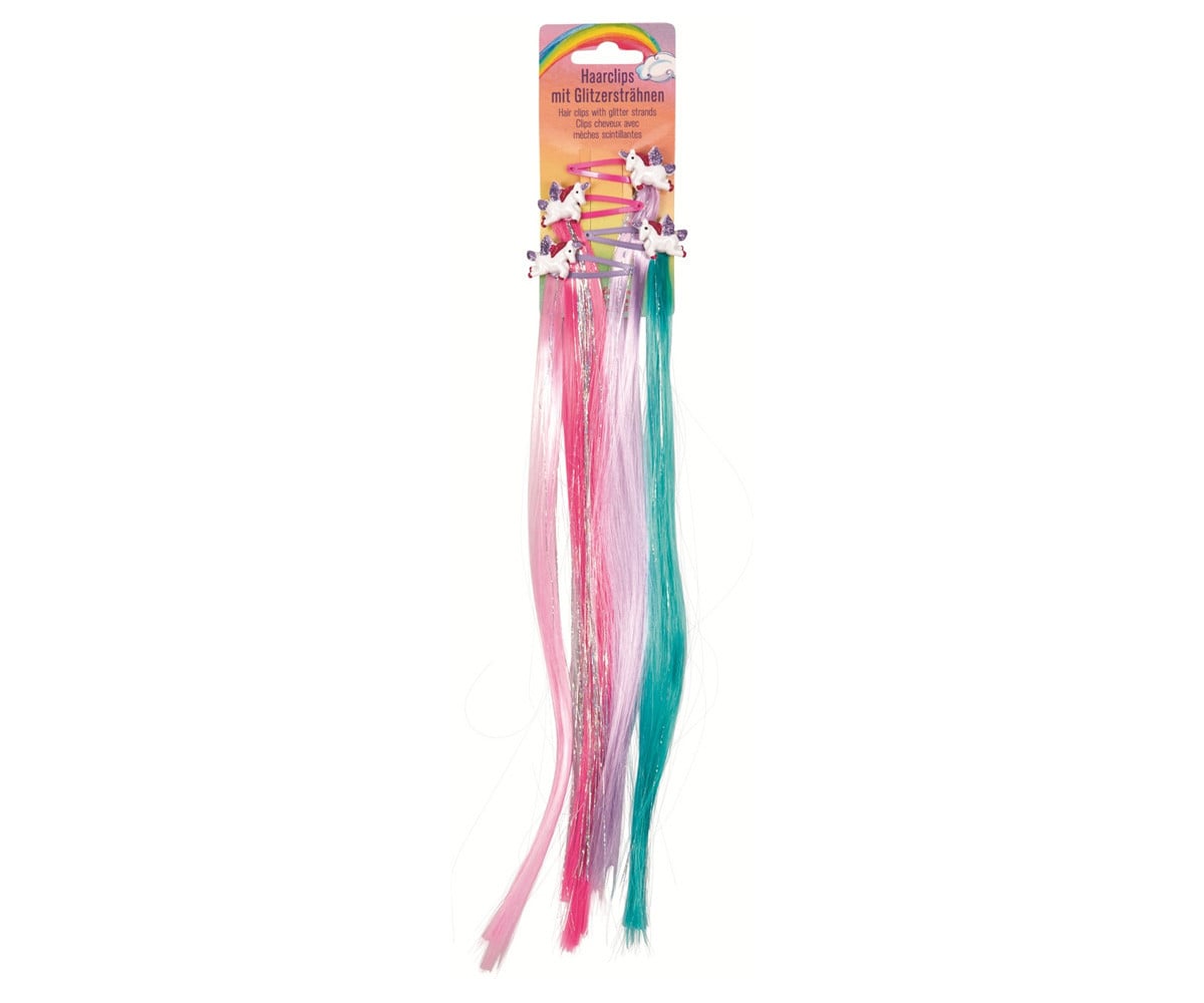 Clips para el Pelo con Tiras Brilliantes Unicorn Paradise