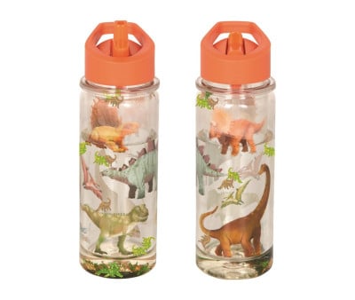 Botella con Purpurina Dino Friends