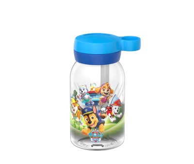 Borraccia Campus Plastica con Cannuccia 450ml Paw Patrol Pups