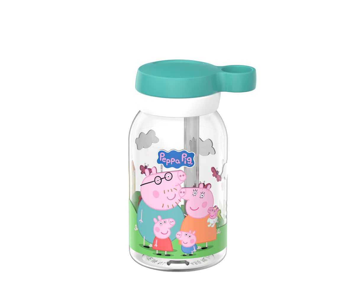 Borraccia Campus Plastica con Cannuccia 450ml Peppa Pig