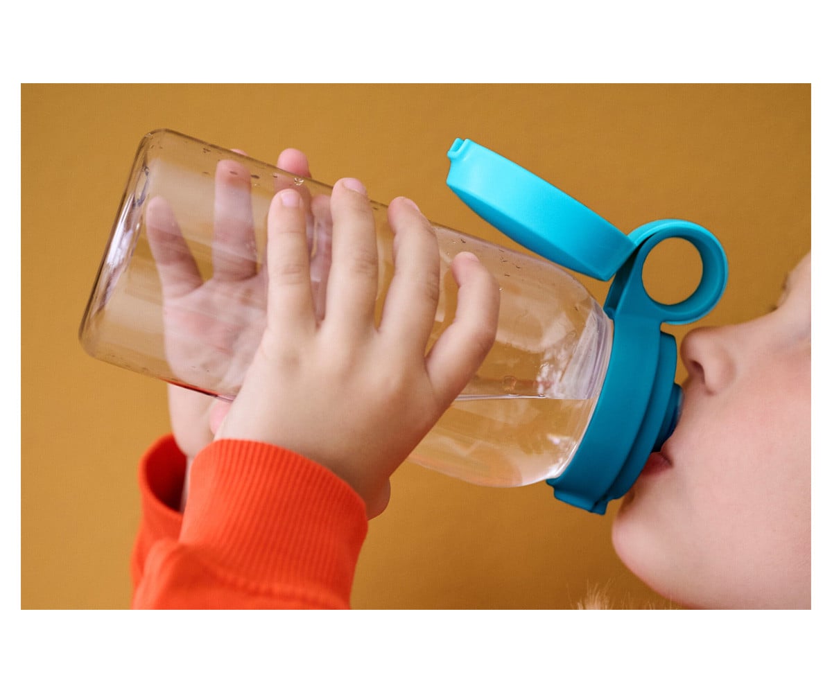 Botella Plástico con Tapón Abatible Campus 600ml Stitch