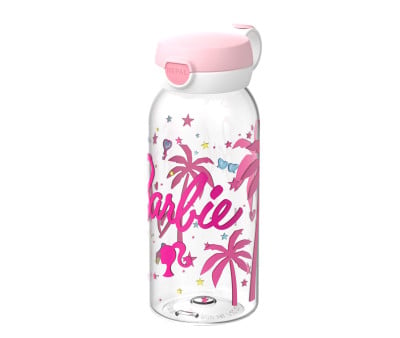 Botella Plástico con Tapón Abatible Campus 600ml Barbie