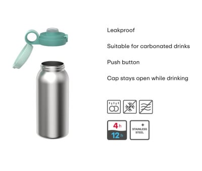 Botella Térmica Campus con Tapón Abatible 500ml Frozen