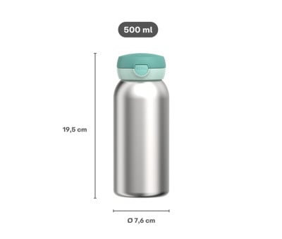 Botella Térmica Campus con Tapón Abatible 500ml Frozen