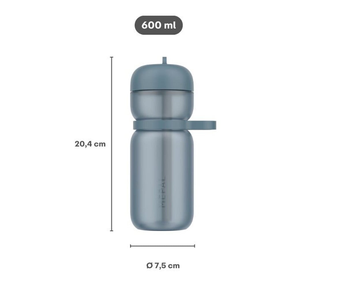Gourde Sport Flip 600 ml Peach Orange