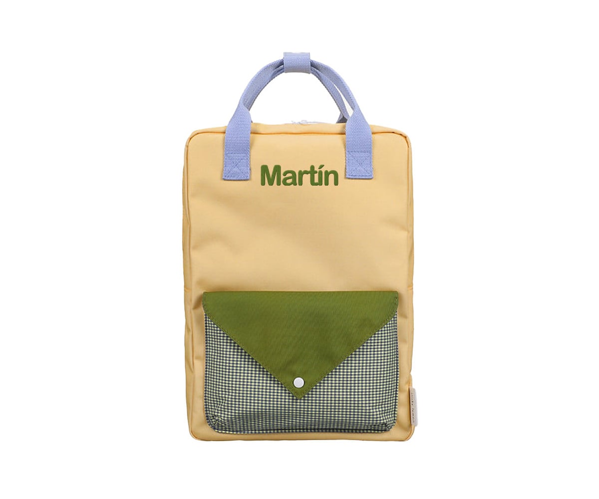 Grand Sac à Dos Envelope Personnalisable Twiggy Beige