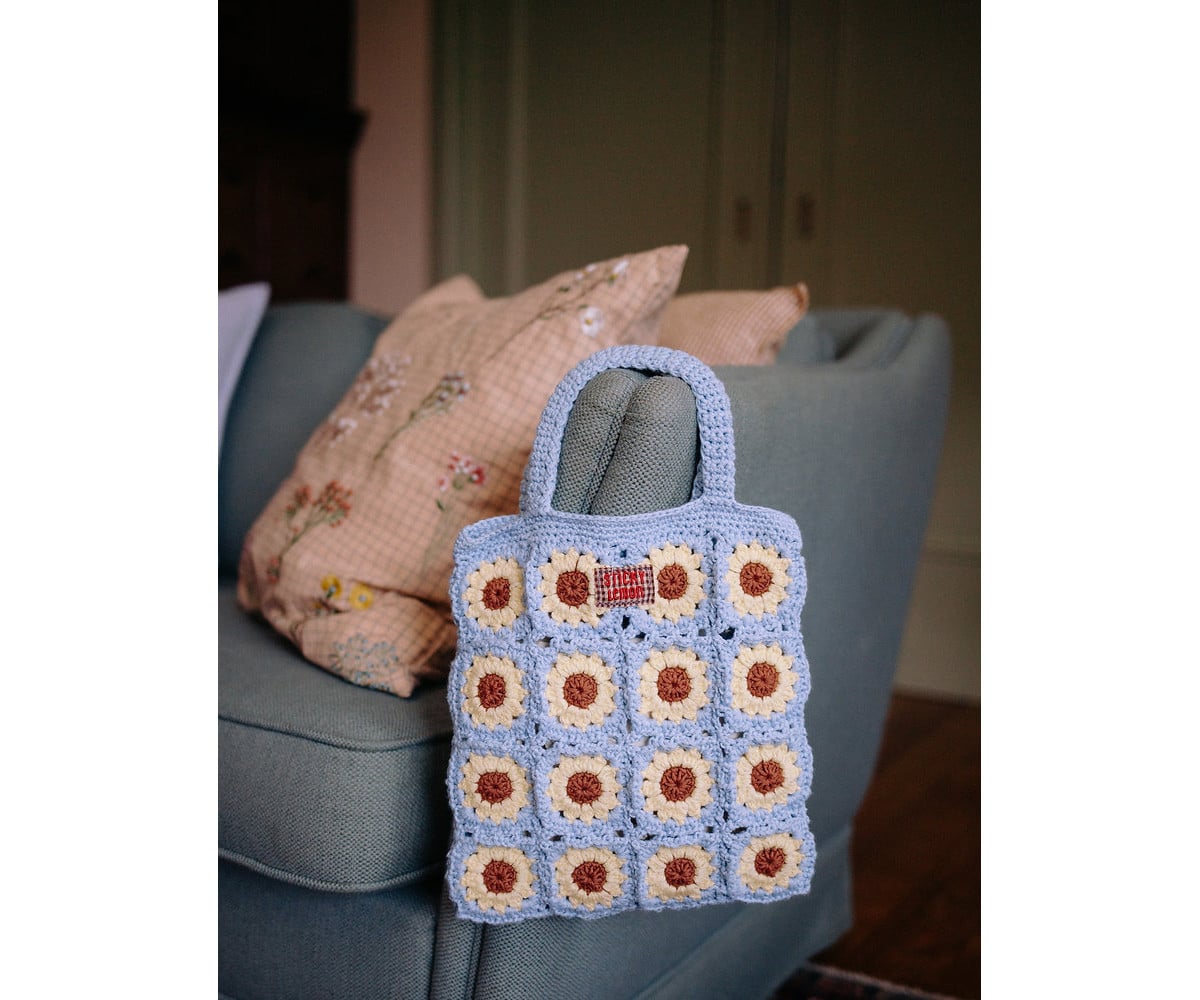 Sac en Crochet Lemon Tree Flower Willow