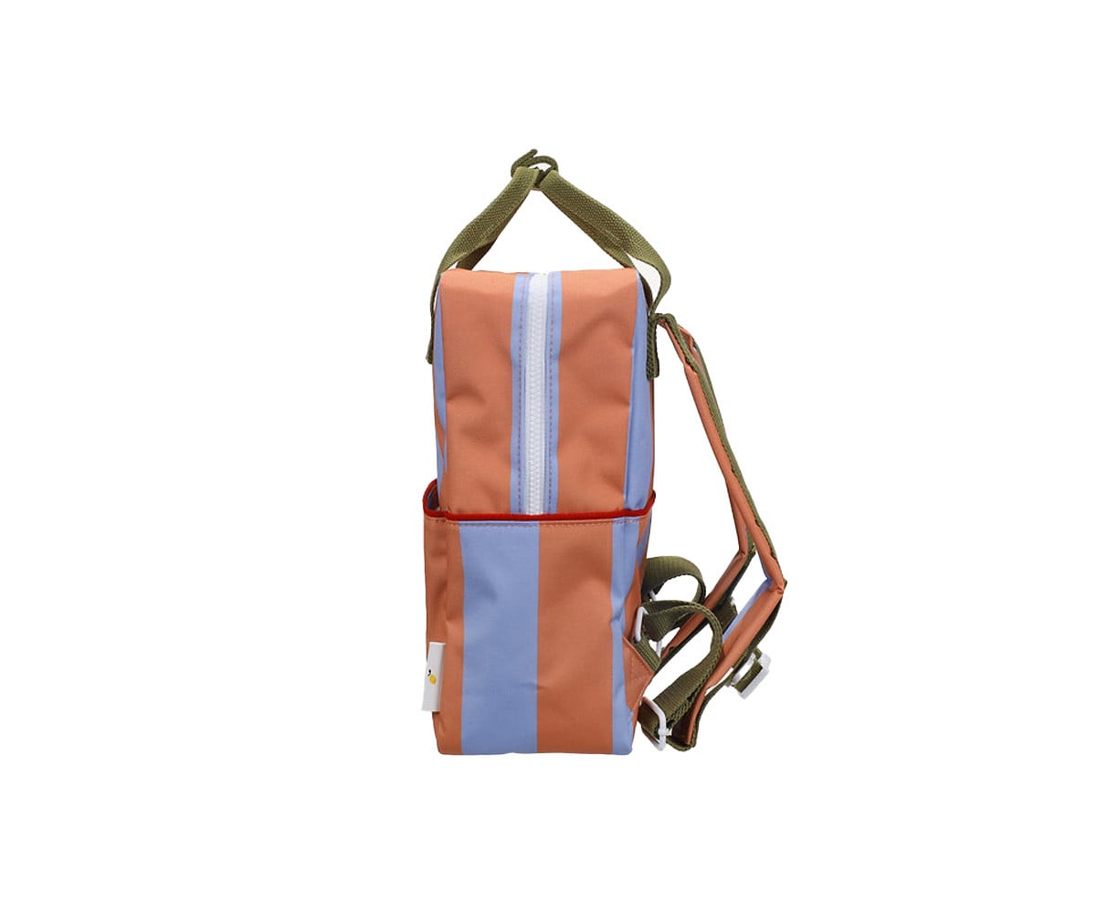 Sac à Dos Primaire Personnalisable Stripes Cloud Blue + Maple Whirl