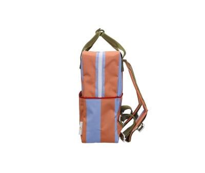 Sac à Dos Primaire Personnalisable Stripes Cloud Blue + Maple Whirl