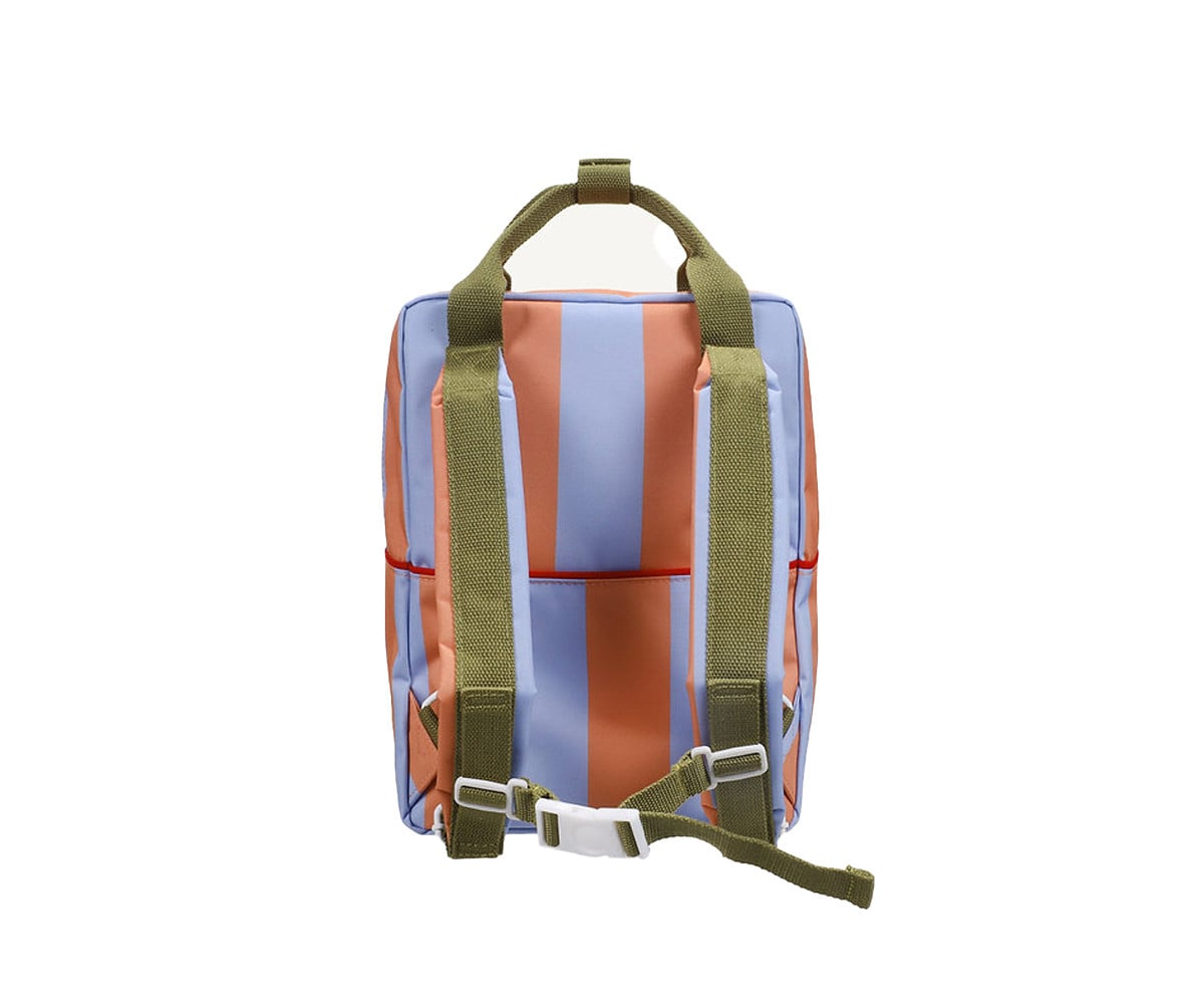 Sac à Dos Primaire Personnalisable Stripes Cloud Blue + Maple Whirl