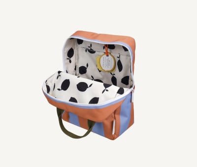 Sac à Dos Primaire Personnalisable Stripes Cloud Blue + Maple Whirl