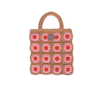 Bolso de Crochet Lemon Tree Flower Capmfire Orange