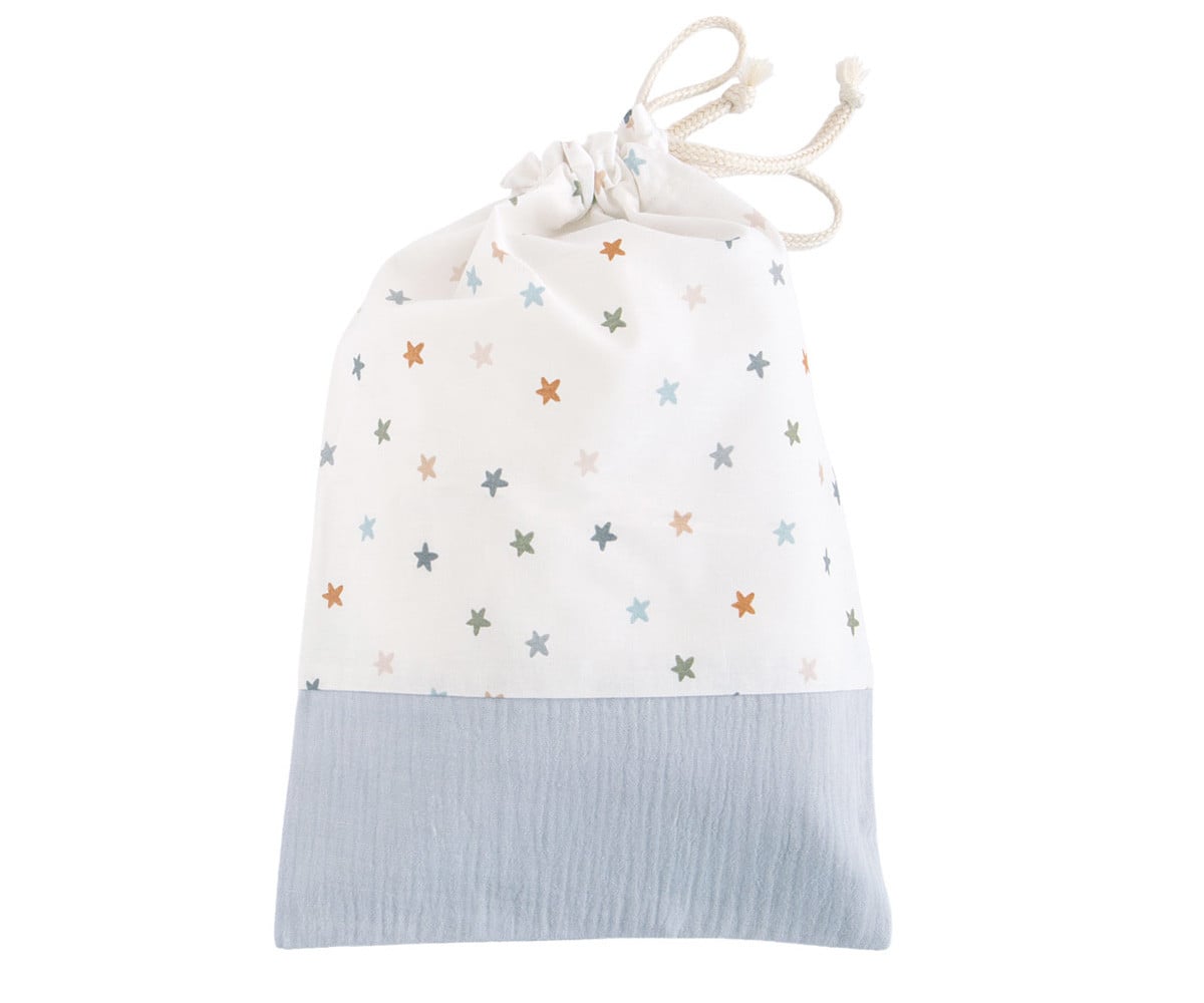 Borsa Merenda Personalizzabile Little Stars Blue