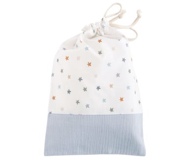 Bolsa Merienda Little Stars Blue Personalizable