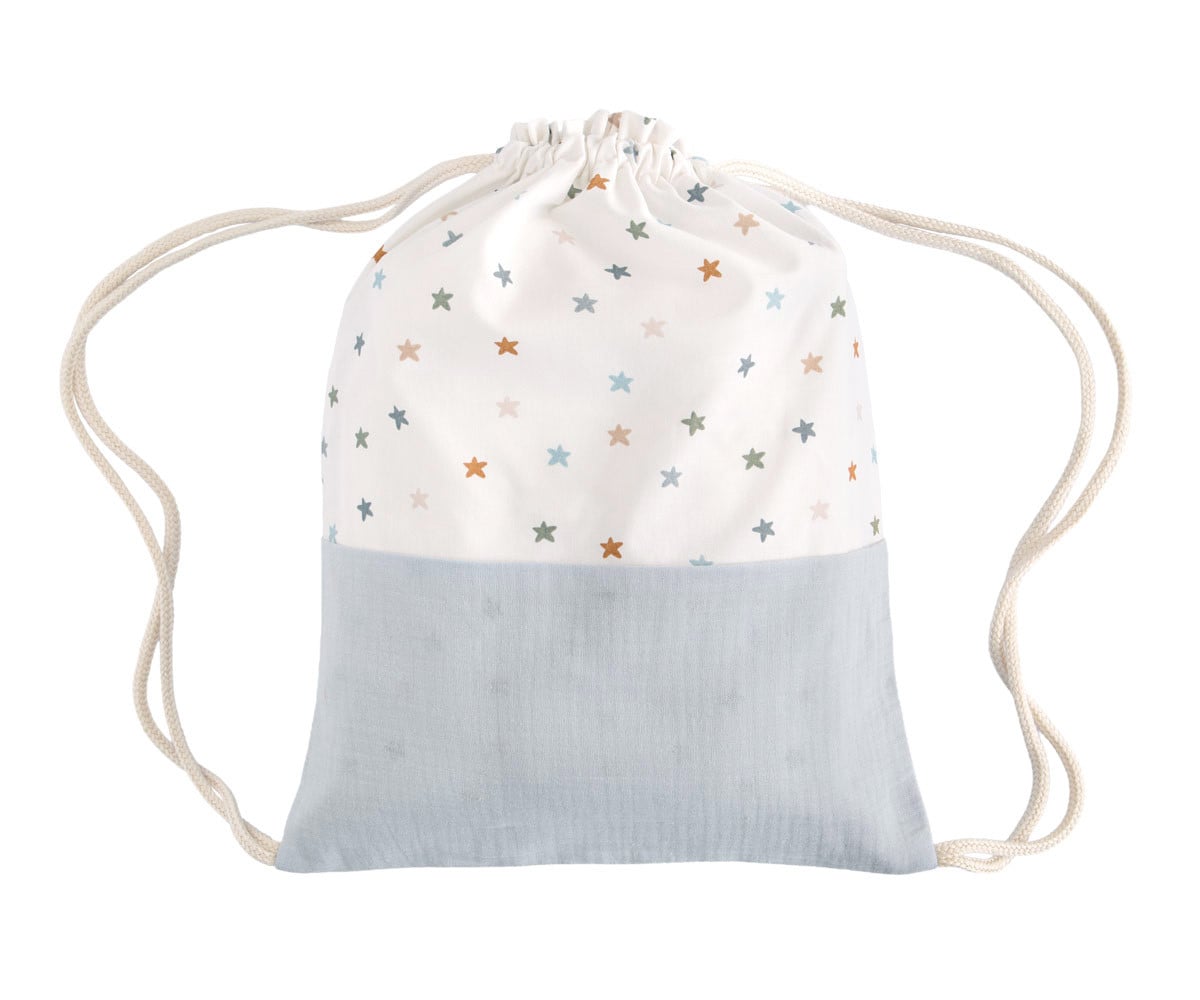 Mochila personalizável Little Stars Blue