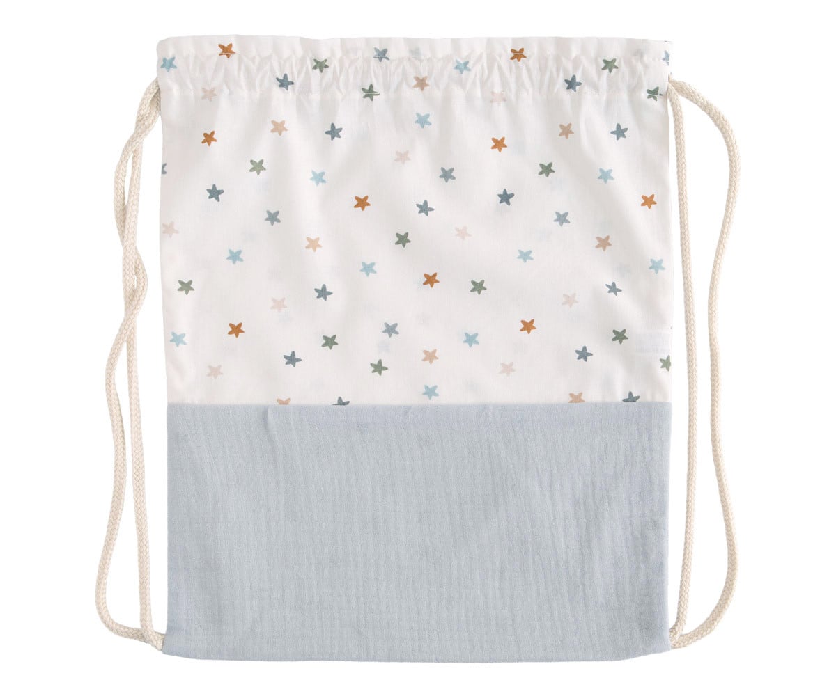 Mochila personalizável Little Stars Blue