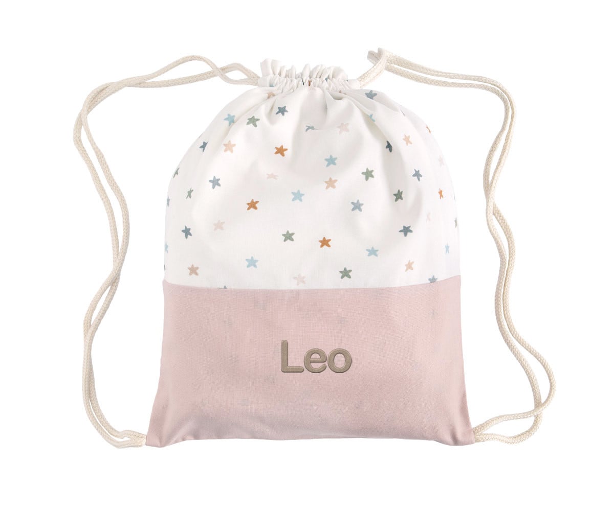 Mochila personalizável Little Stars Pink