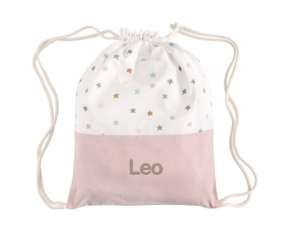 Mochila personalizável Little Stars Pink