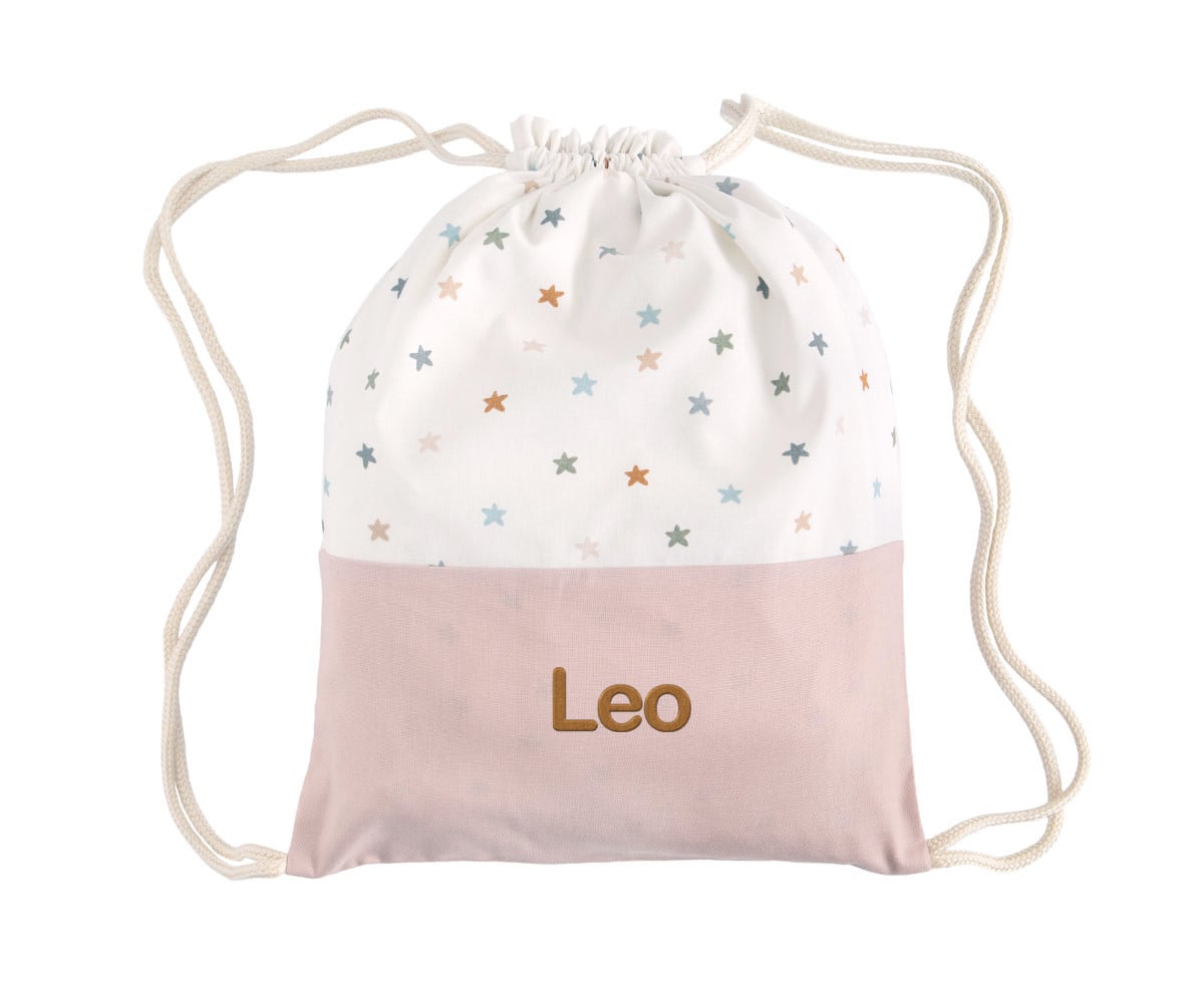 Mochila personalizável Little Stars Pink