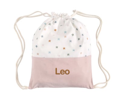 Mochila personalizável Little Stars Pink