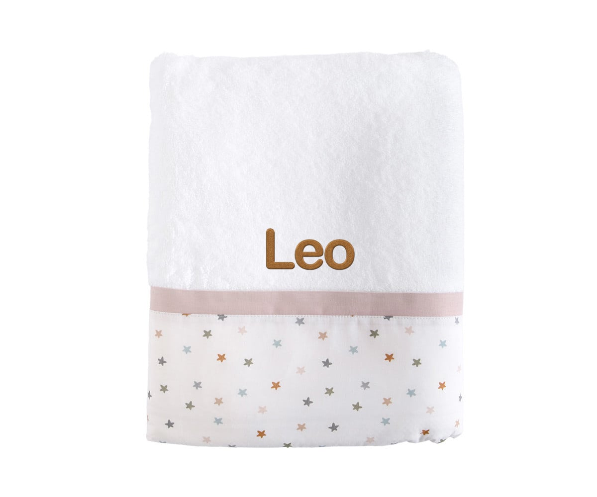 Toalla de Baño Little Stars Pink Personalizable