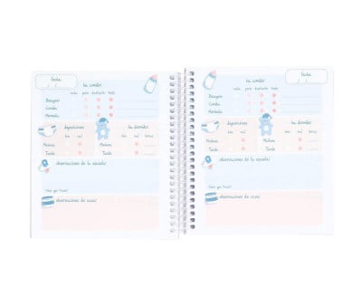 Pequeña Agenda Guardería Personalizable Blossom Birds