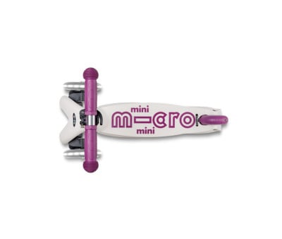 Scooter Luzes LED  dobrável Mini Micro Deluxe Eco Lilas