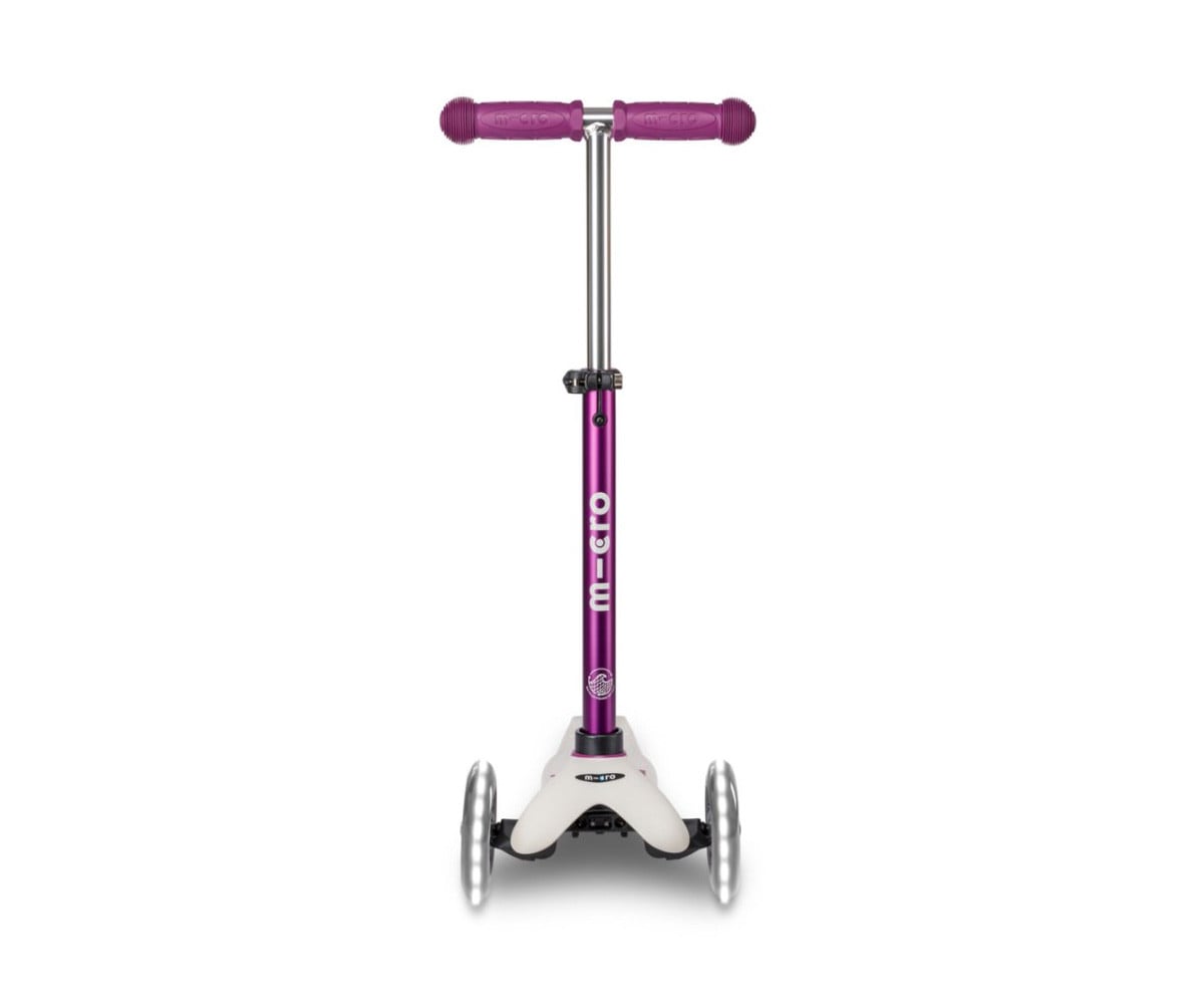 Scooter Luzes LED  dobrável Mini Micro Deluxe Eco Lilas
