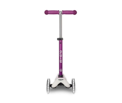 Scooter Luzes LED  dobrável Mini Micro Deluxe Eco Lilas