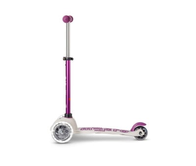 Scooter Luzes LED  dobrável Mini Micro Deluxe Eco Lilas