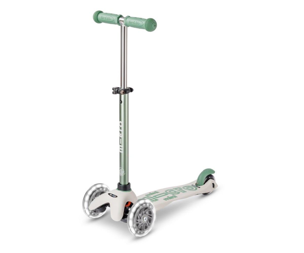 Scooter Luzes LED  dobrável Mini Micro Deluxe Eco Pistachio Green
